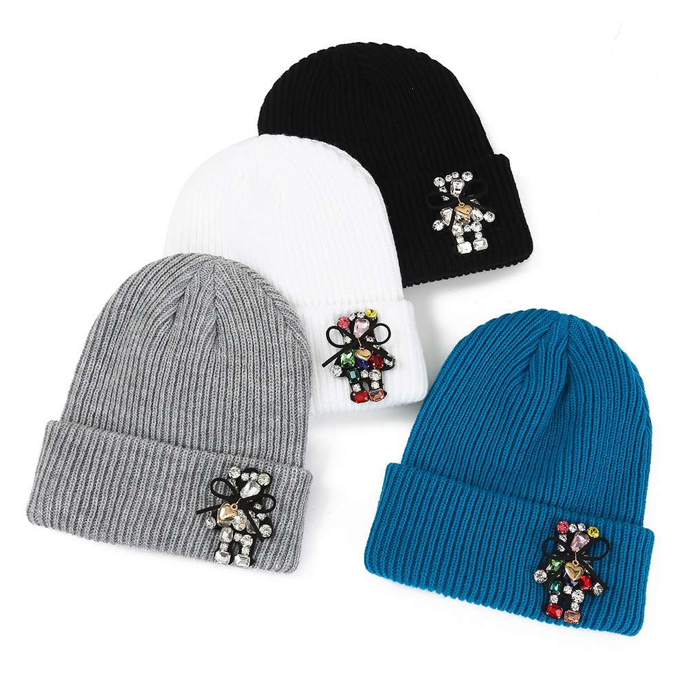 Beanie Cuffed Knit - Gorro de invierno de punto para