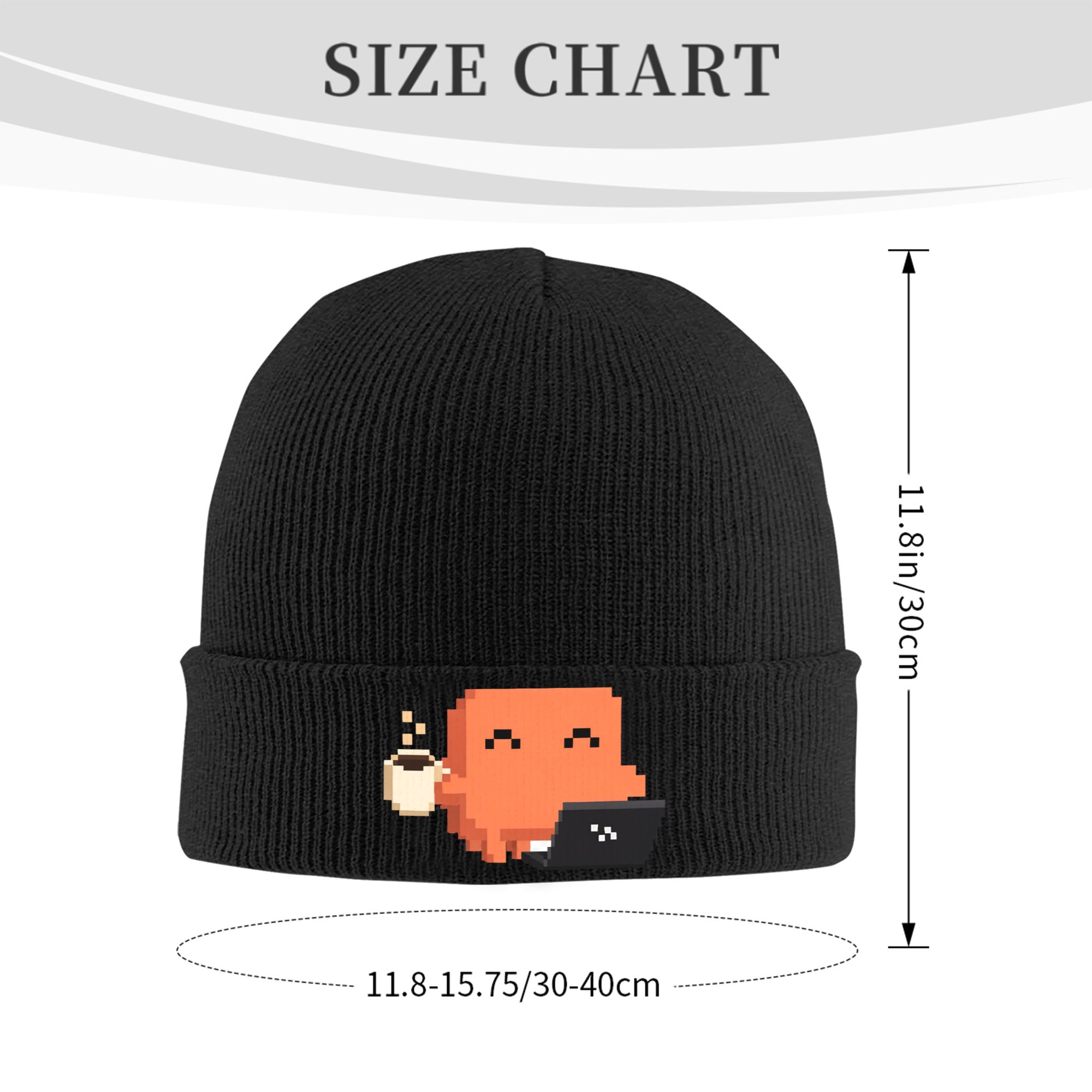 Gorro de punto acanalado con p - Beanie Cuffed Knit reseña y precio