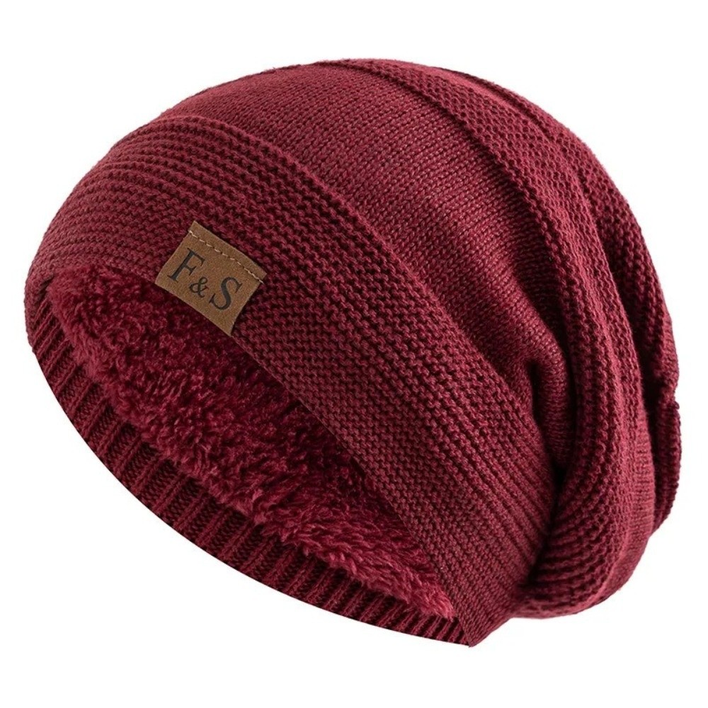 Gorro de invierno con forro de - Beanie Cuffed Knit reseña y precio