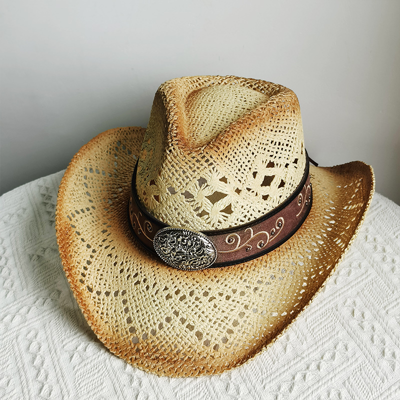 Nuevo sombrero de paja de vaqu - Cowboy Hat Straw reseña y precio