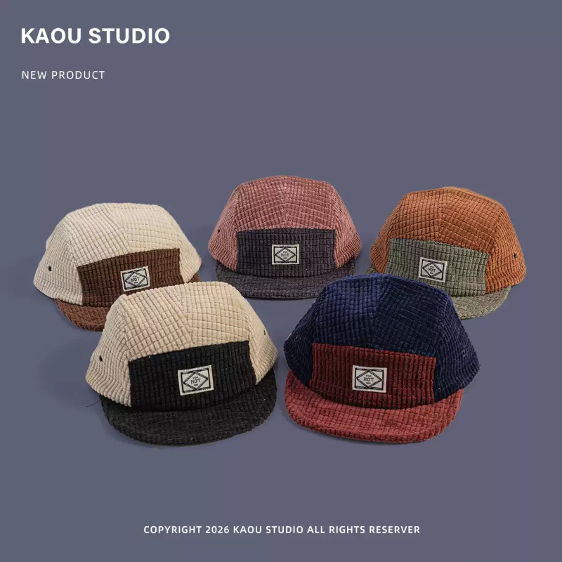 Gorras de béisbol de cinco pan - Corduroy Cap 5 Panel reseña y precio